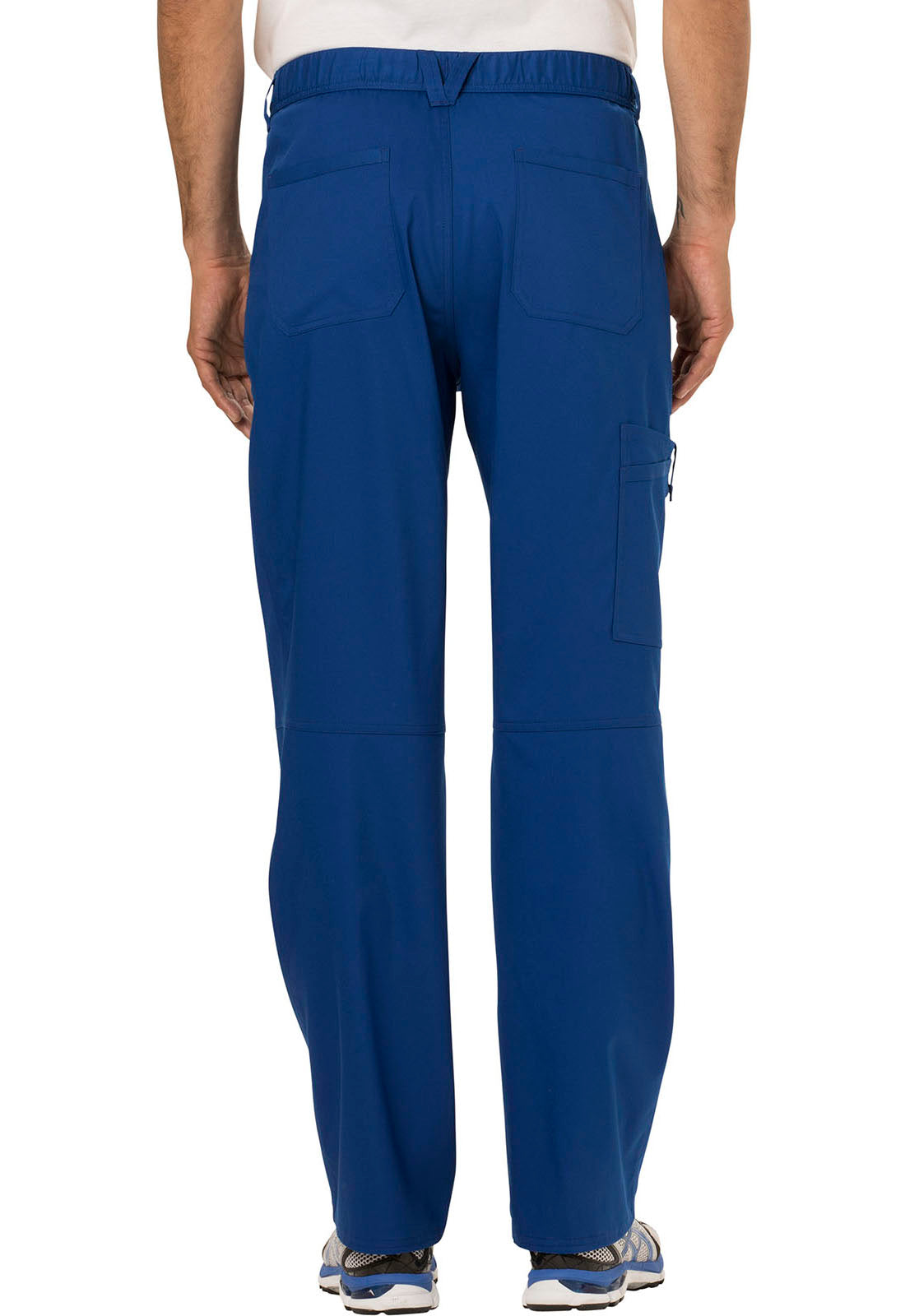 Workwear Revolution WW140 Men's Fly Front Scrub Pants Galaxy Blue