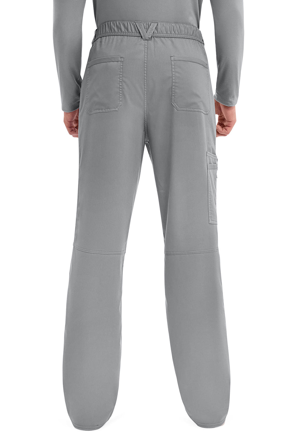 Workwear Revolution WW140 Men's Fly Front Scrub Pants Grey