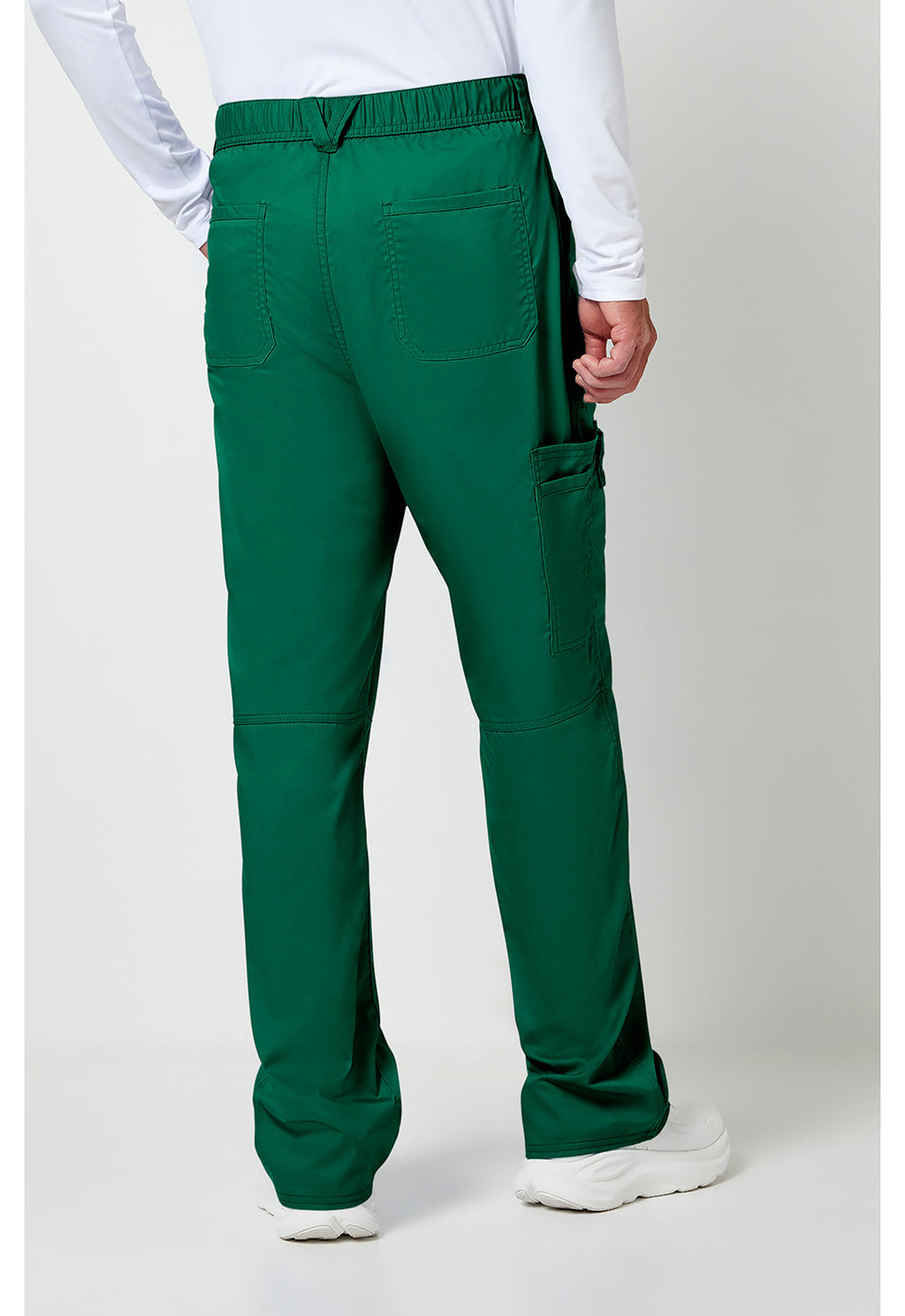 Workwear Revolution WW140 Men's Fly Front Scrub Pants Hunter Green