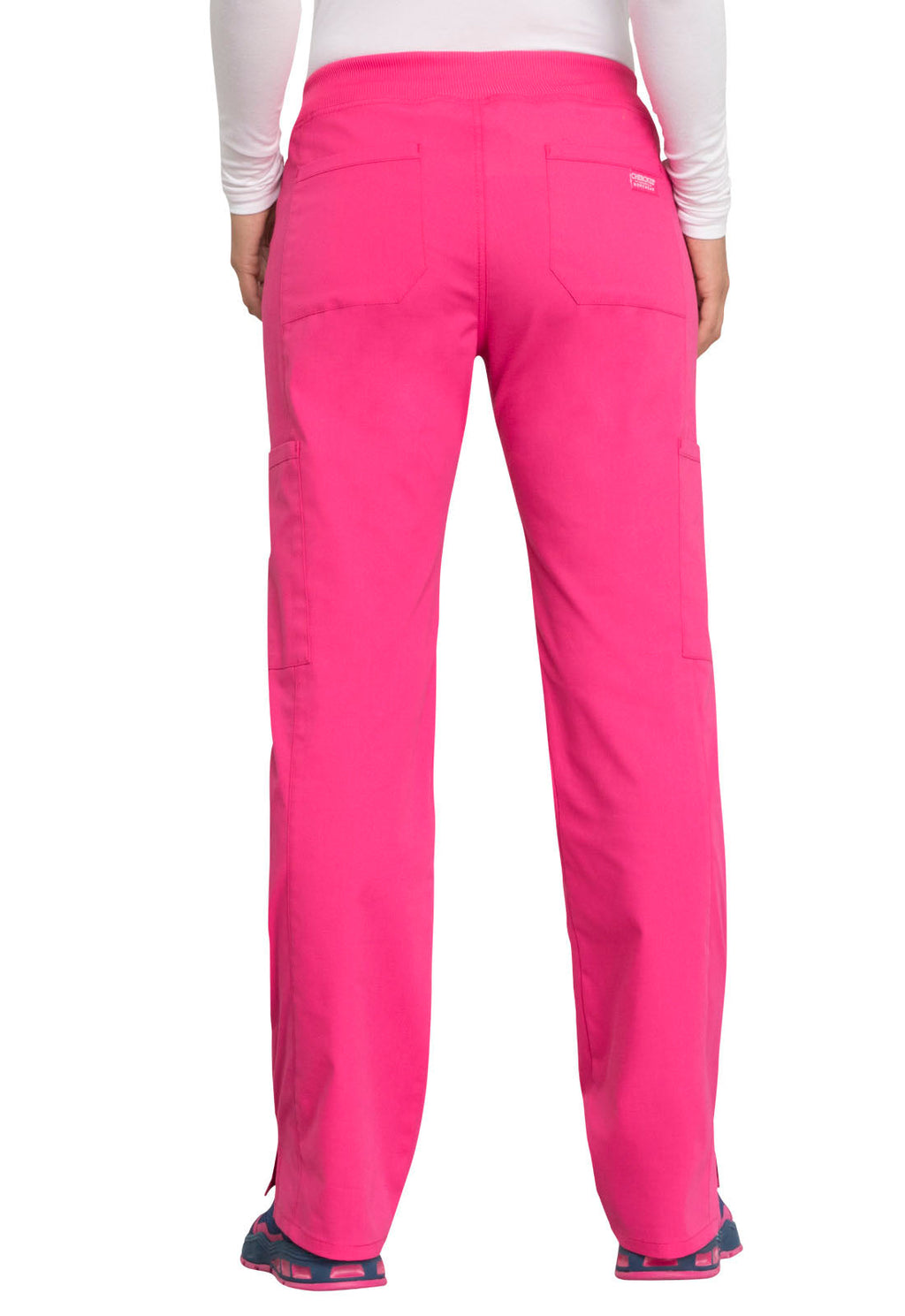 Professionals WW170 Mid Rise Straight Leg Pull-on Cargo Pants Electric Pink