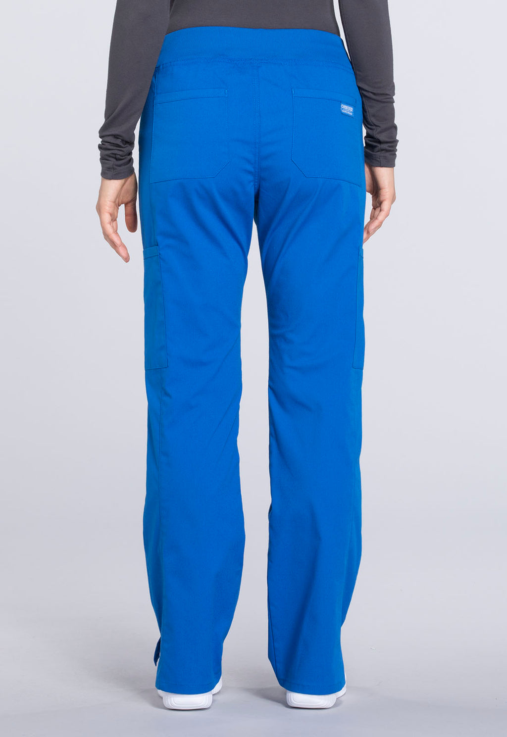 Professionals WW170 Mid Rise Straight Leg Pull-on Cargo Pants Royal