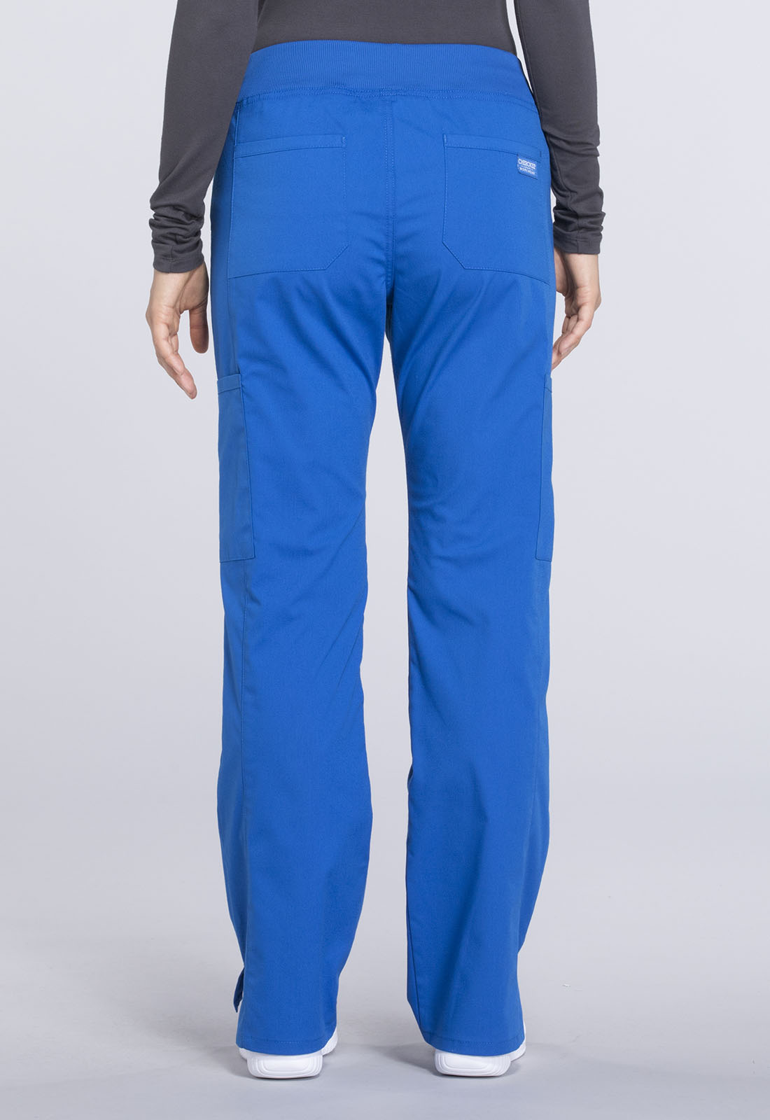 Professionals WW170 Mid Rise Straight Leg Pull-on Cargo Pants Royal