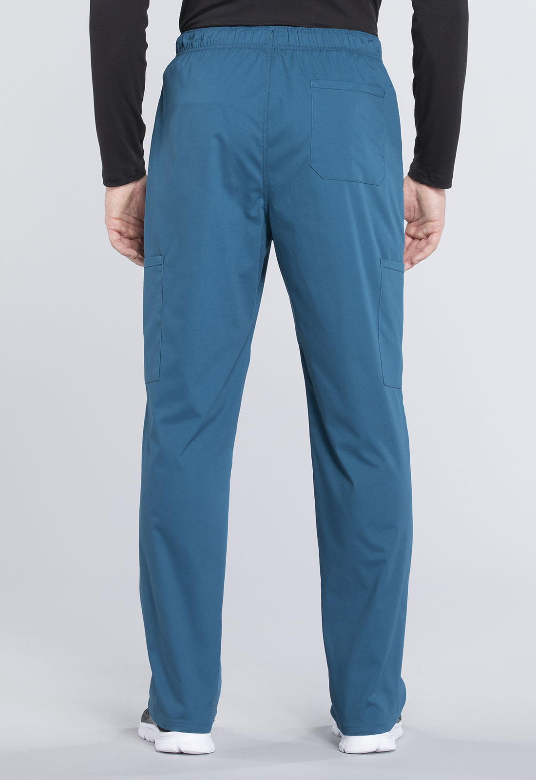 Professionals WW190 Men's Tapered Leg Fly Front Cargo Pants Caribbean Blue