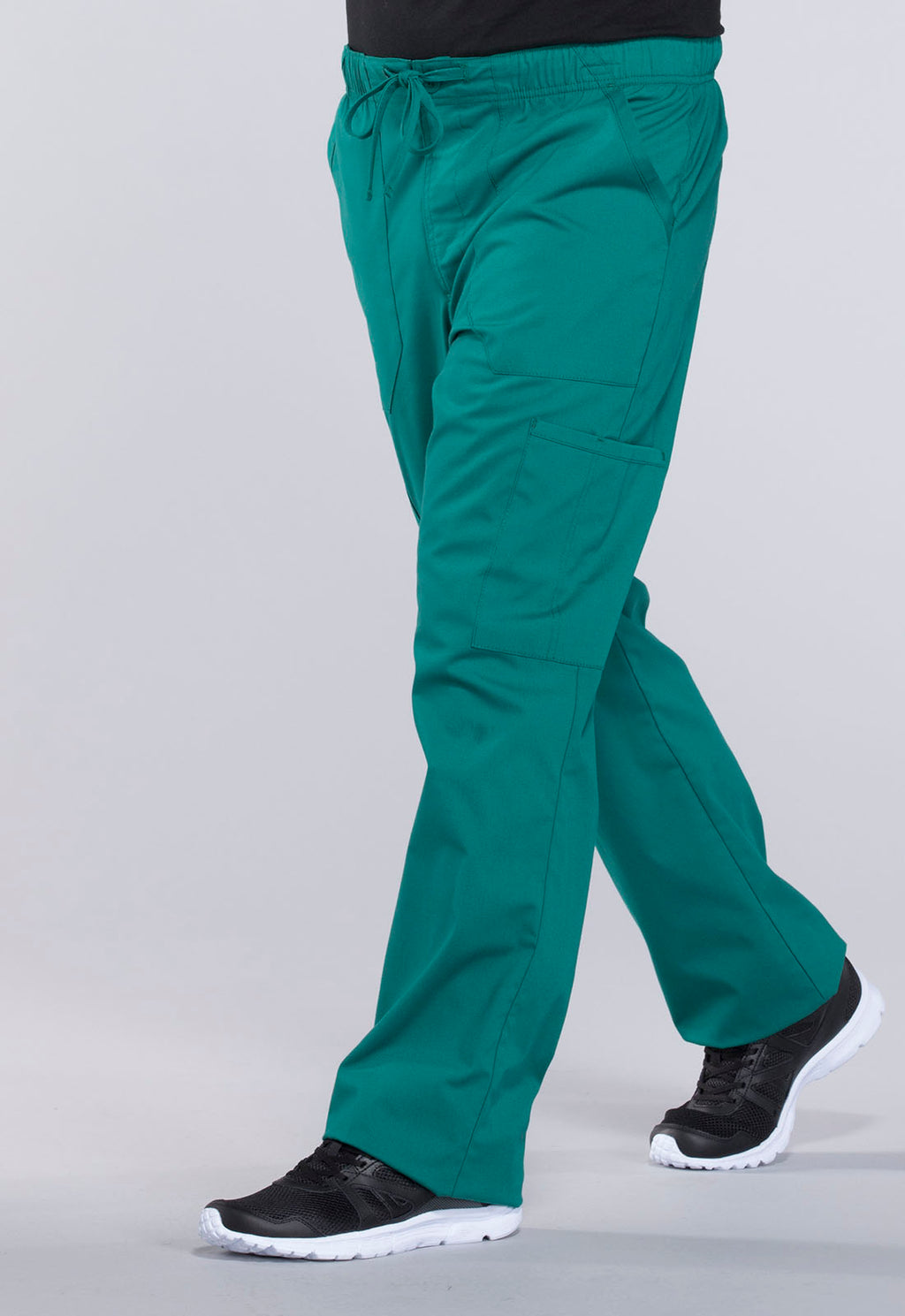 Professionals WW190 Men's Tapered Leg Fly Front Cargo Pants Hunter Green