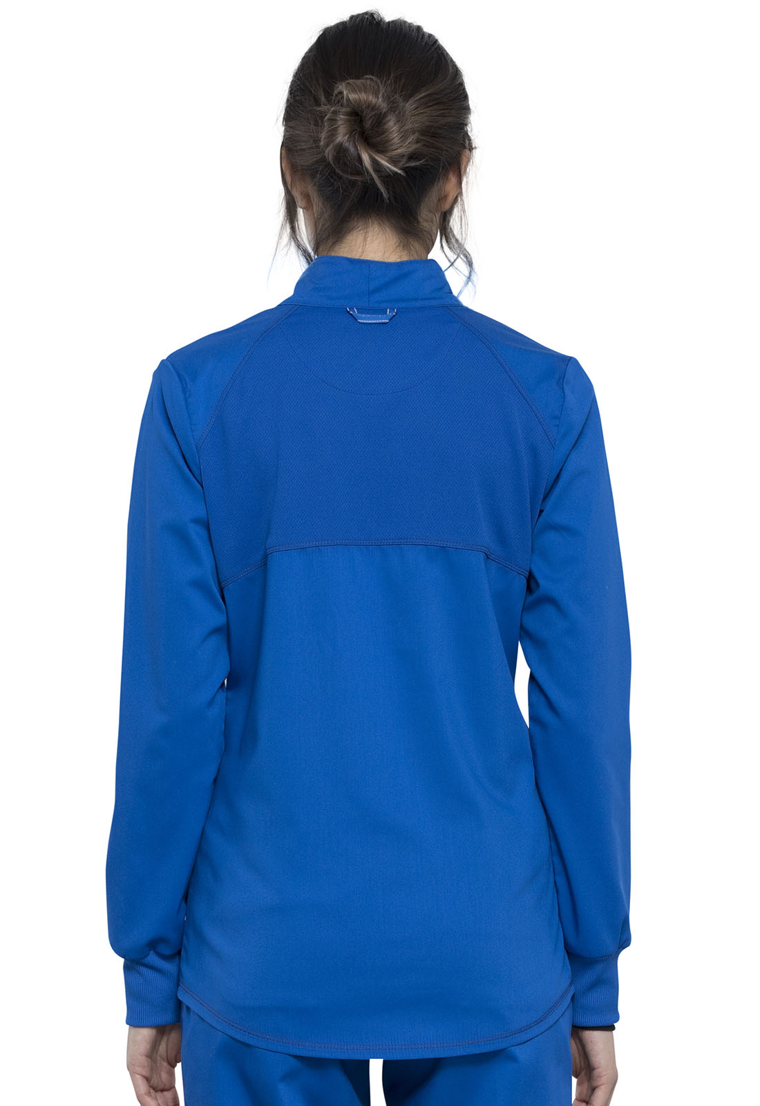 Workwear Revolution WW301 Women's Zip Front High-Low Jacket Royal