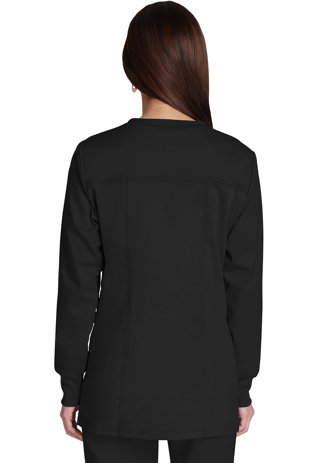 Workwear Revolution WW310 Women's Snap Front Jacket Black