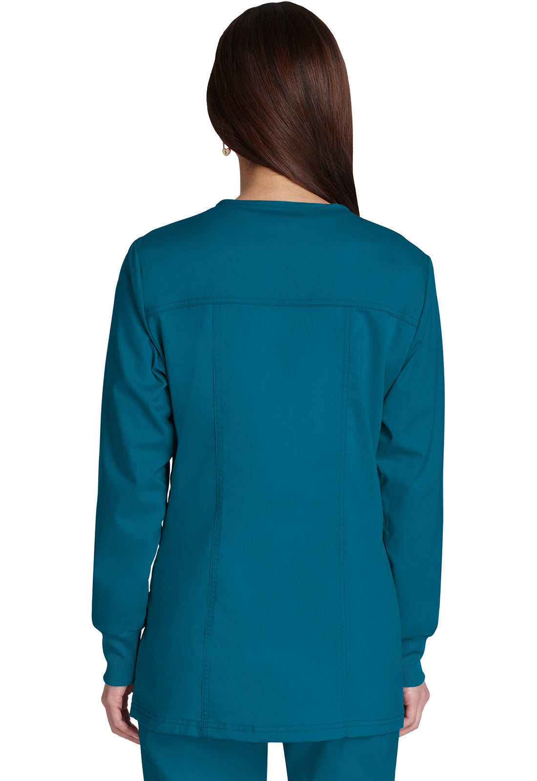 Workwear Revolution WW310 Women's Snap Front Jacket Caribbean Blue