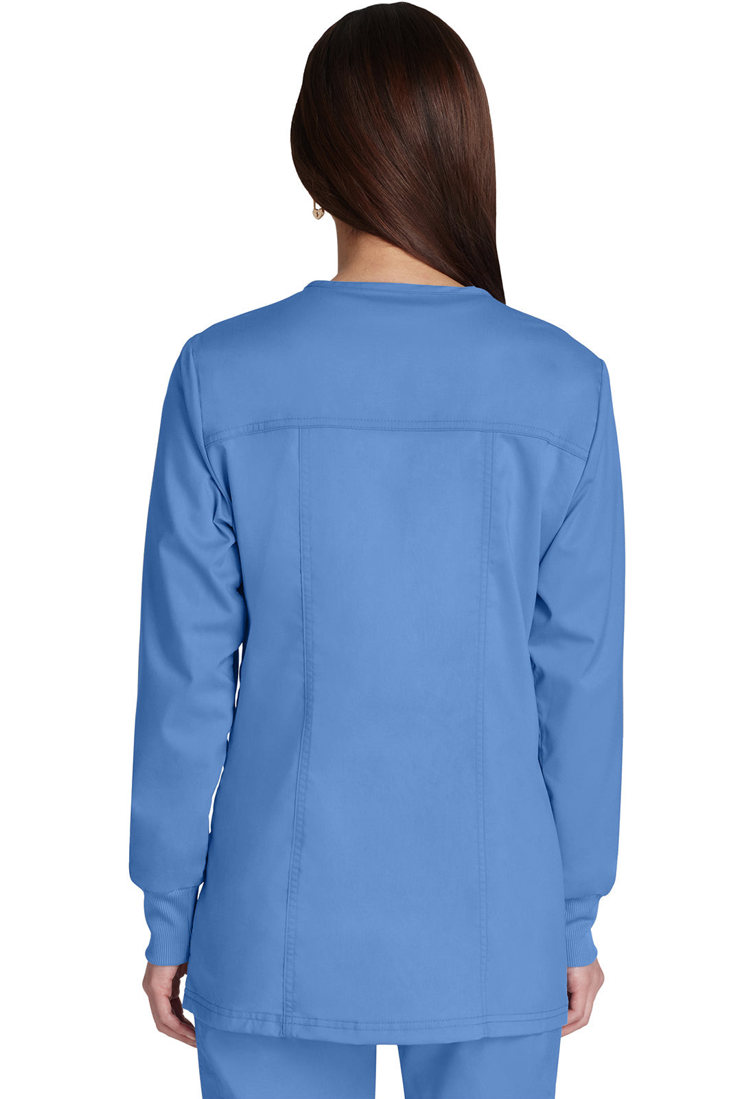Workwear Revolution WW310 Women's Snap Front Jacket Ciel Blue
