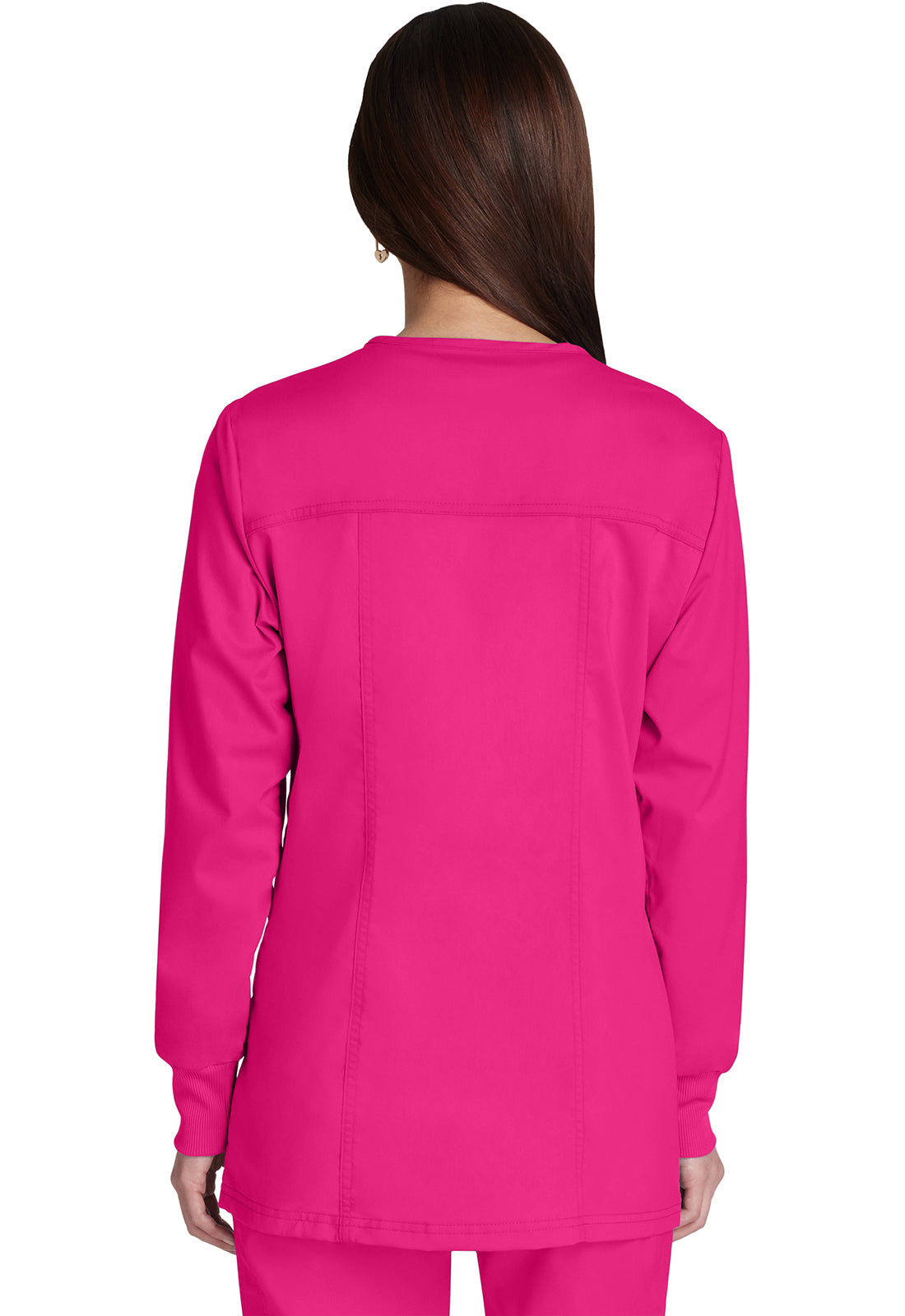 Workwear Revolution WW310 Women's Snap Front Jacket Electric Pink
