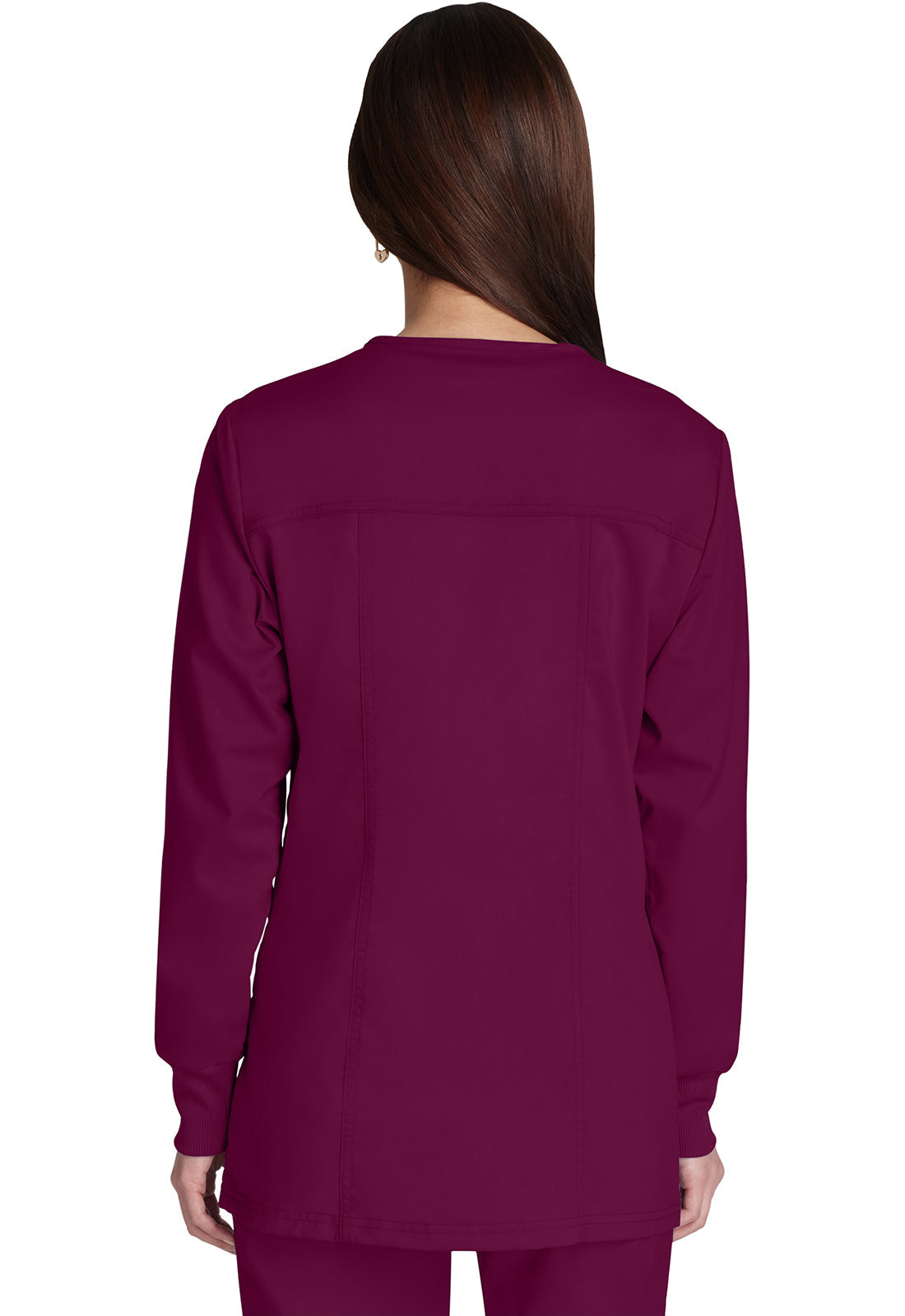 Workwear Revolution WW310 Women's Snap Front Jacket Wine
