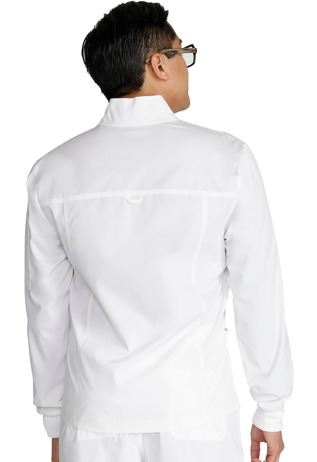Workwear Revolution WW320 Men's Zip Front Jacket White