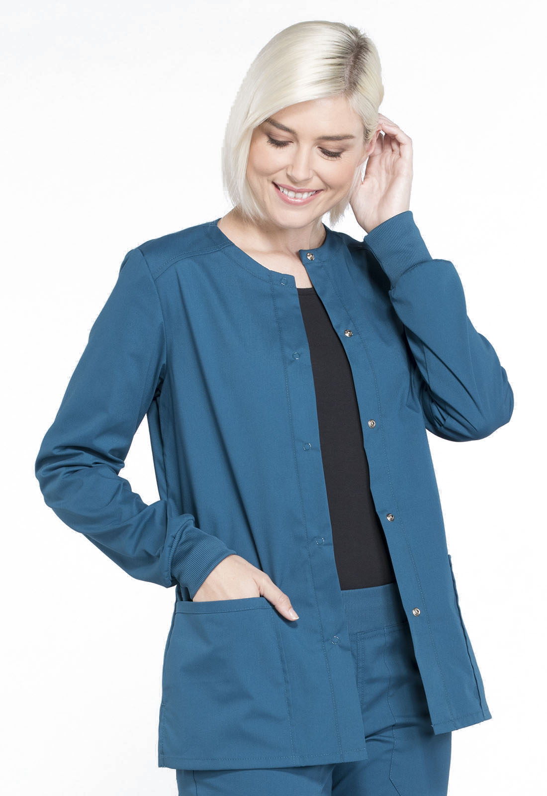 Professionals WW340 Snap Front Jacket Caribbean Blue