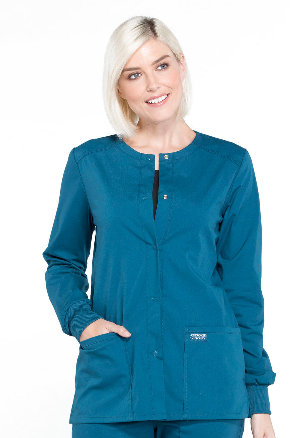 Professionals WW340 Snap Front Jacket Caribbean Blue