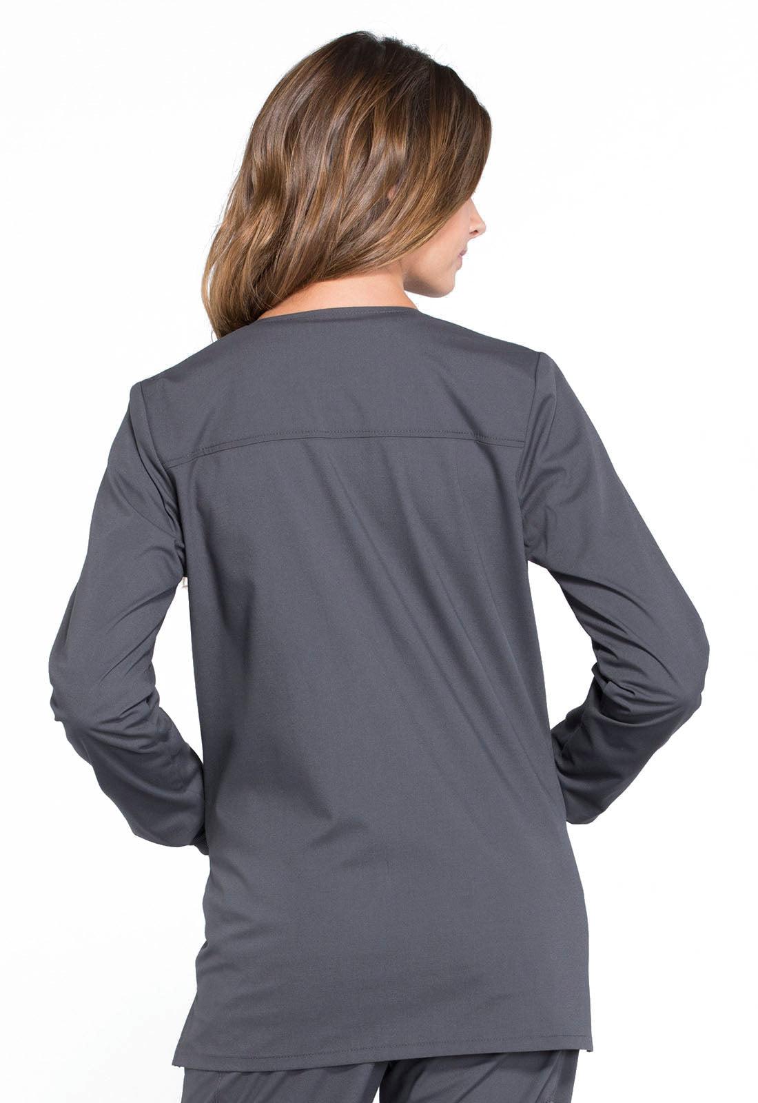 Professionals WW340 Snap Front Jacket Pewter
