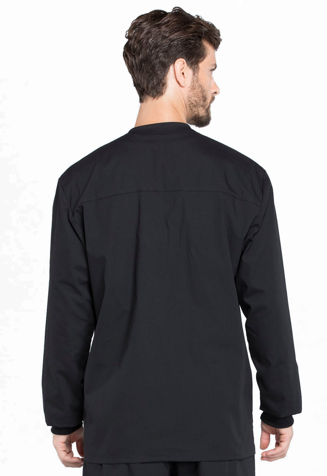 Workwear Professionalessionals WW360 Men's Snap Front Jacket Black