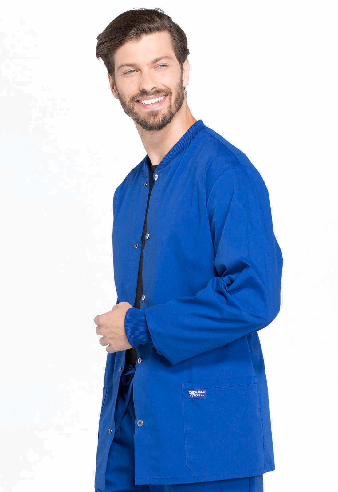 Professionals WW360 Men's Snap Front Jacket Galaxy Blue