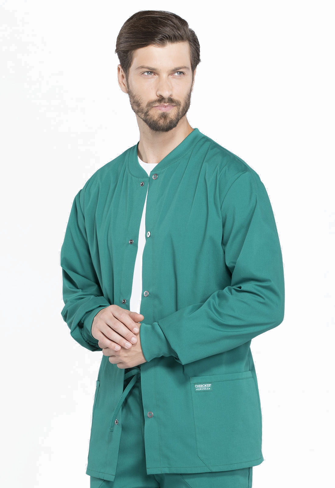 Professionals WW360 Men's Snap Front Jacket Hunter Green