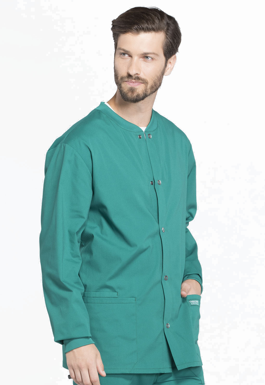 Professionals WW360 Men's Snap Front Jacket Hunter Green