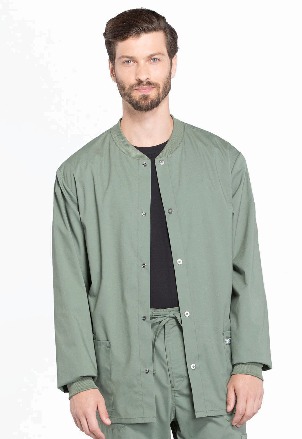 Professionals WW360 Men's Snap Front Jacket Olive