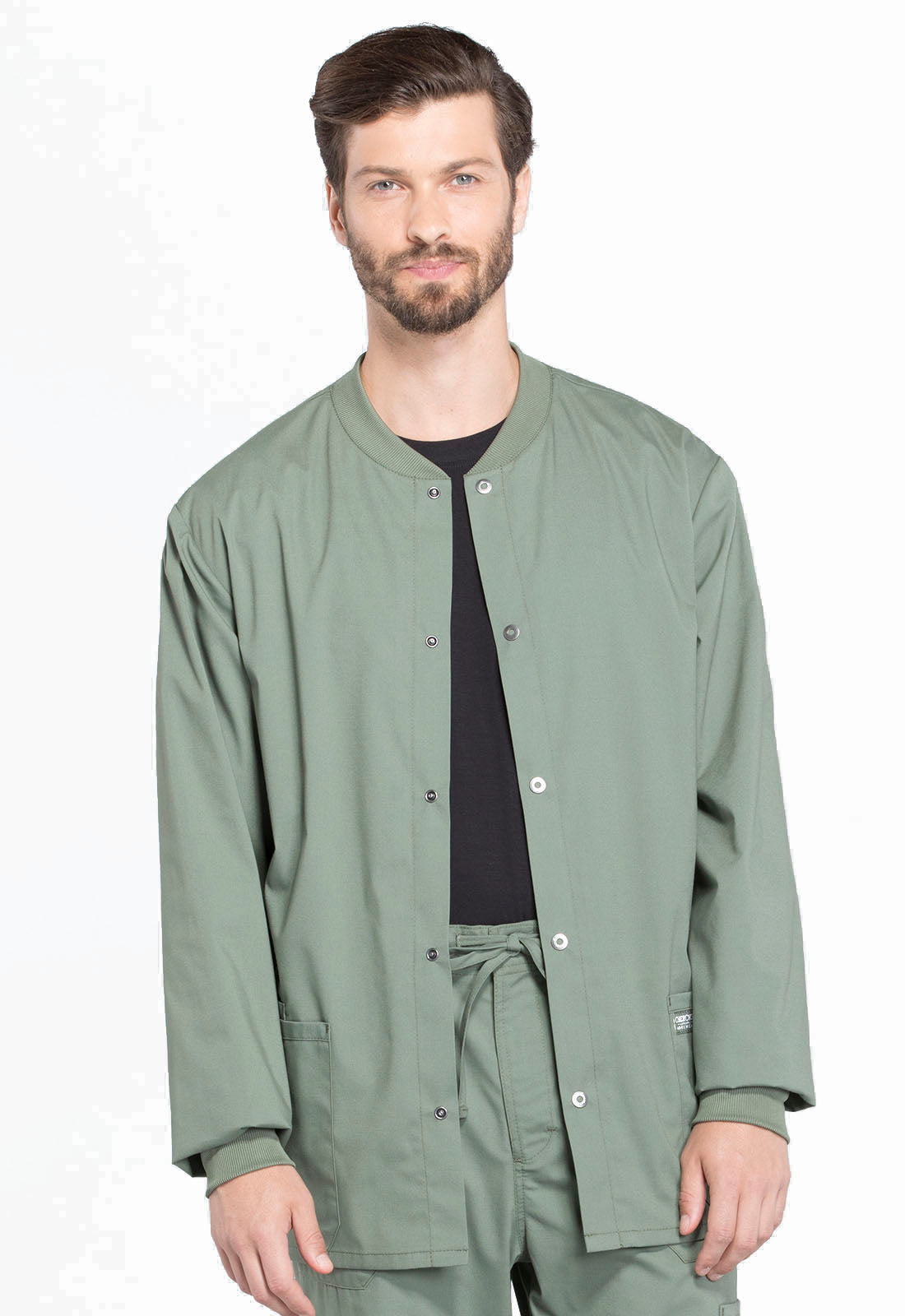 Professionals WW360 Men's Snap Front Jacket Olive