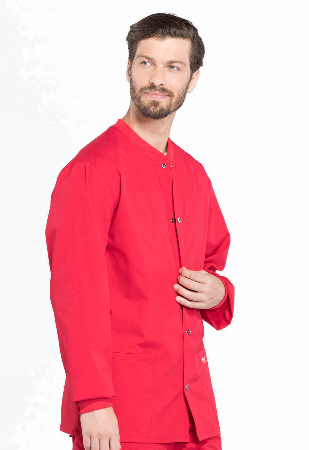 Professionals WW360 Men's Snap Front Jacket Red