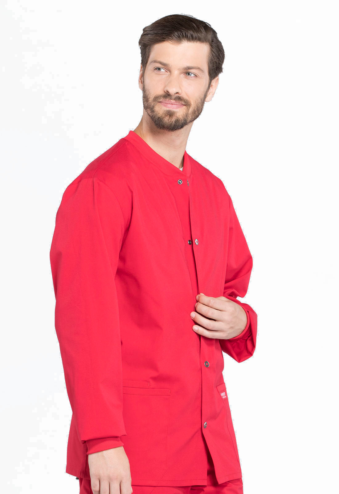 Professionals WW360 Men's Snap Front Jacket Red