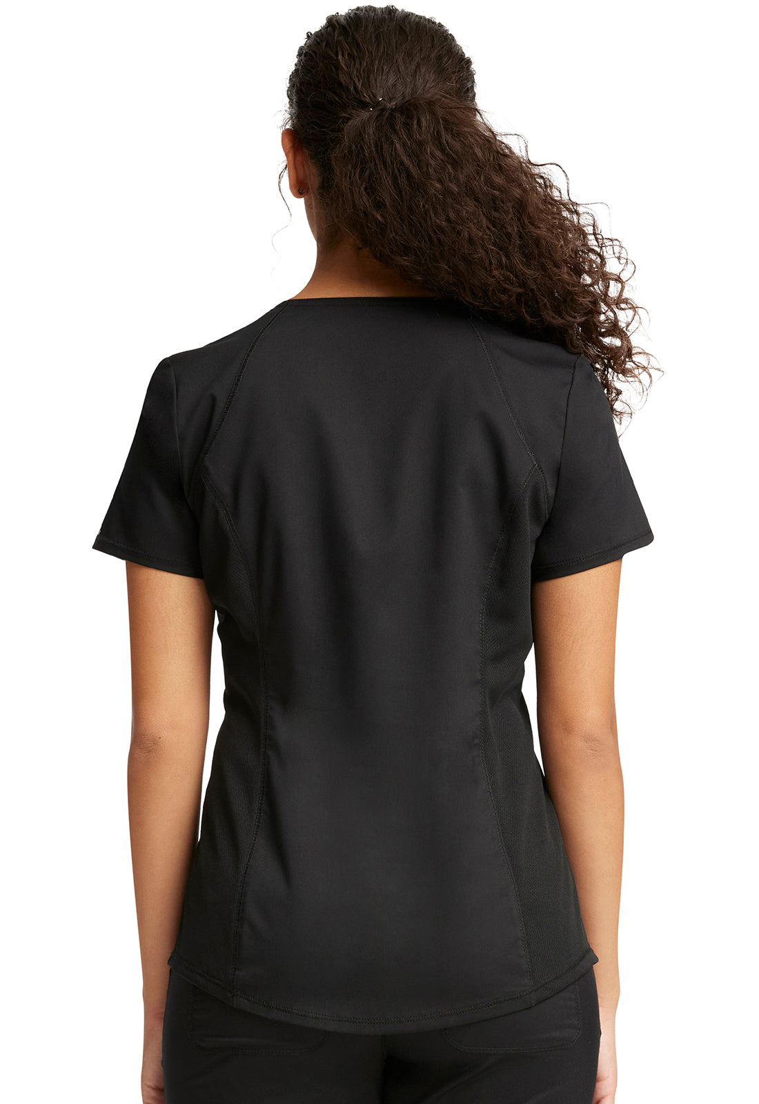 Workwear Revolution WW601 Women's V-Neck Scrub Top Black