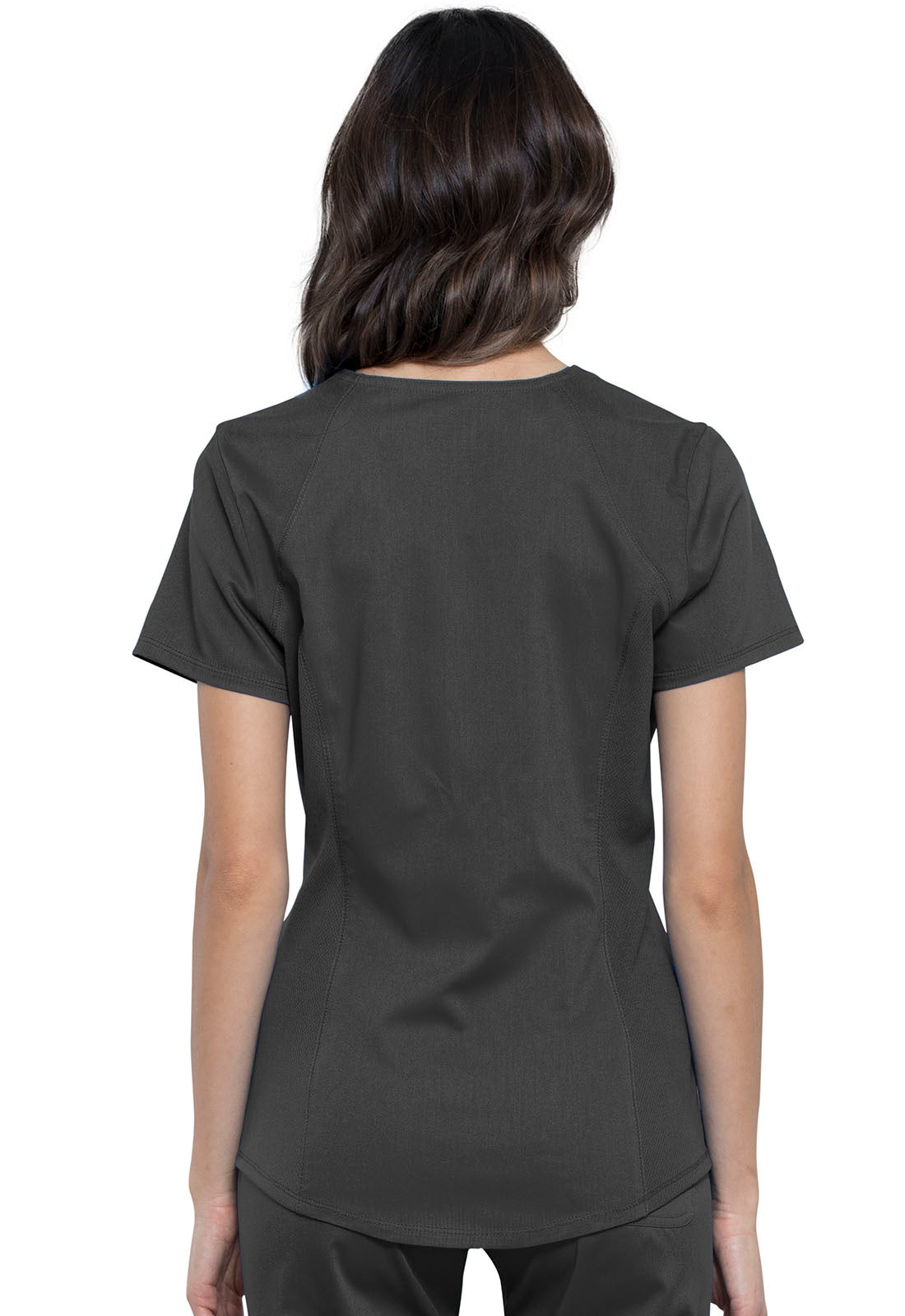 Workwear Revolution WW601 Women's V-Neck Scrub Top Pewter