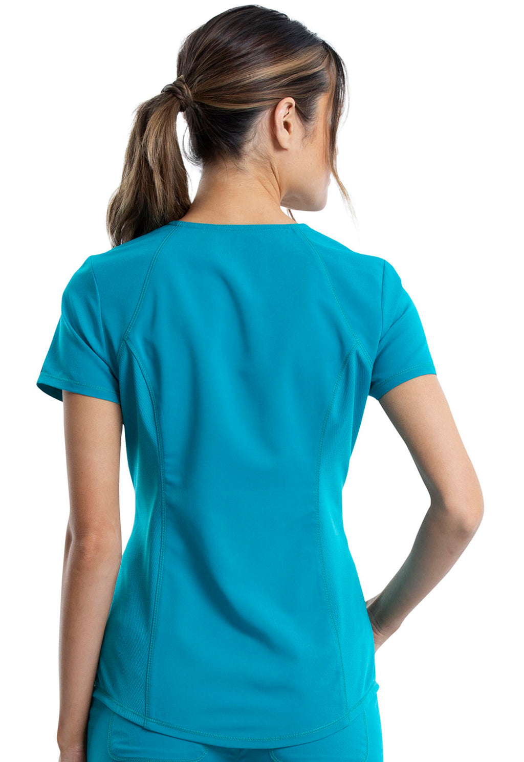 Revolution WW601 V-Neck Top Teal Blue