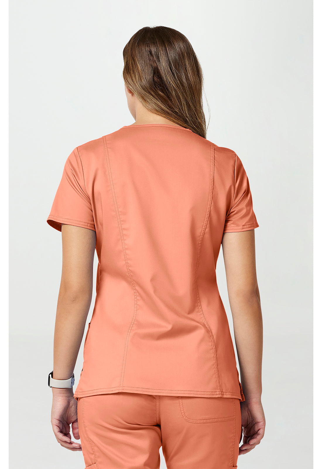 Revolution WW610 Mock Wrap Top Papaya Juice