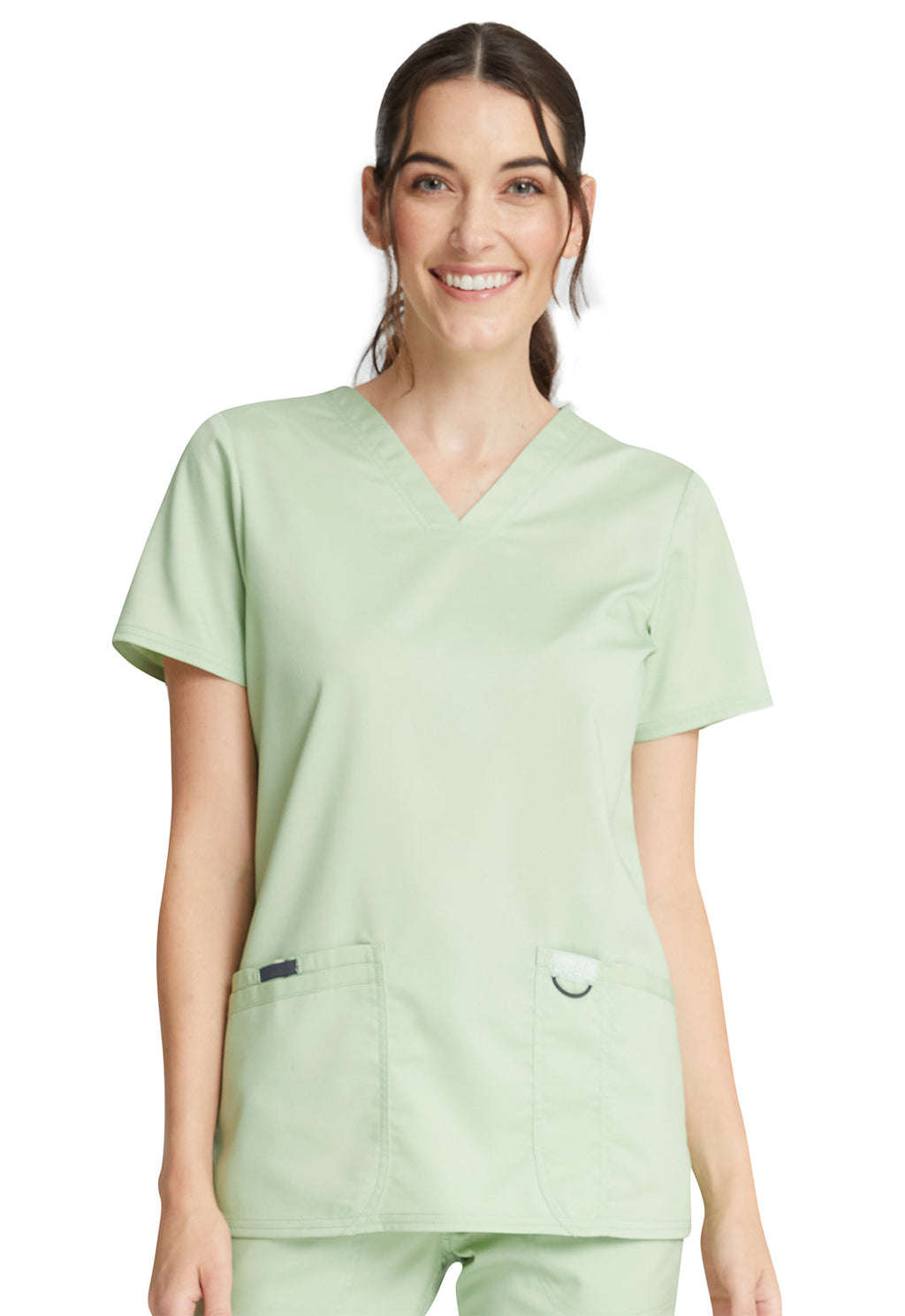 Workwear Revolution WW620 Women's V-Neck Scrub Top Cucumber