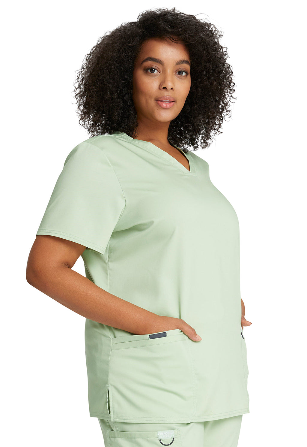 Revolution WW620 V-Neck Top Cucumber