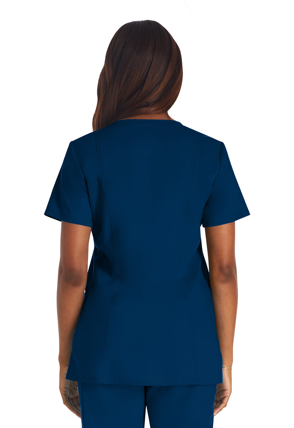 Workwear Revolution WW620 Women's V-Neck Scrub Top Navy