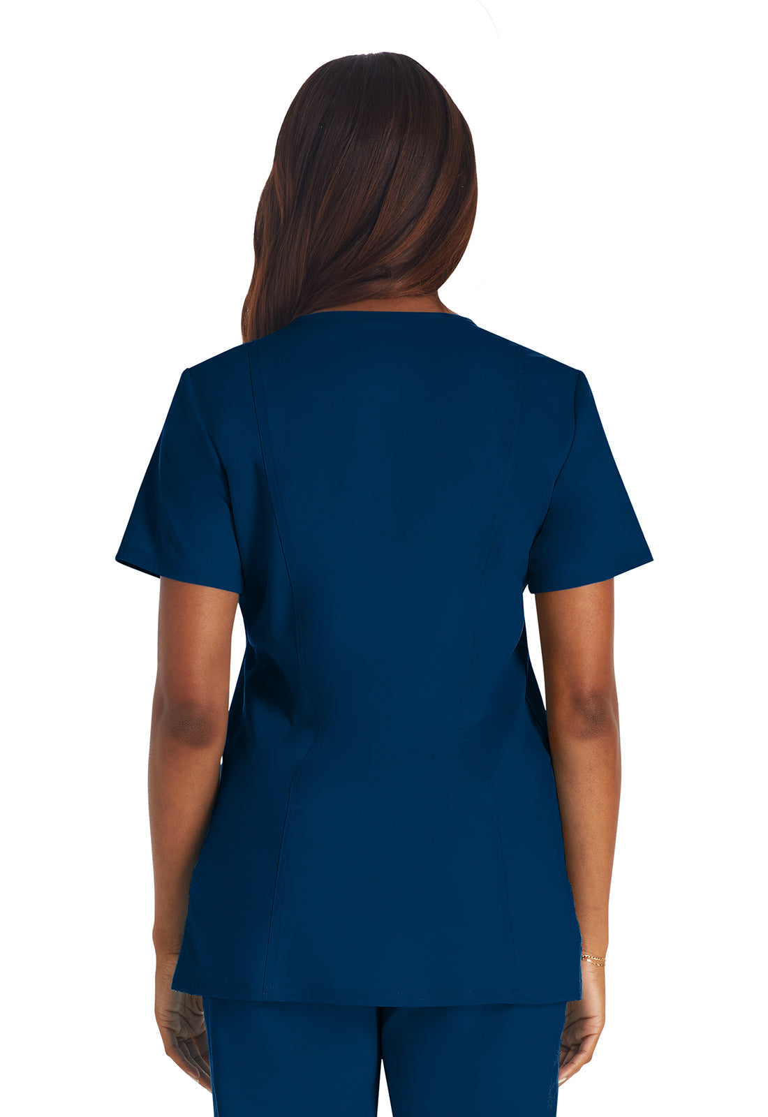 Workwear Revolution WW620 Women's V-Neck Scrub Top Navy