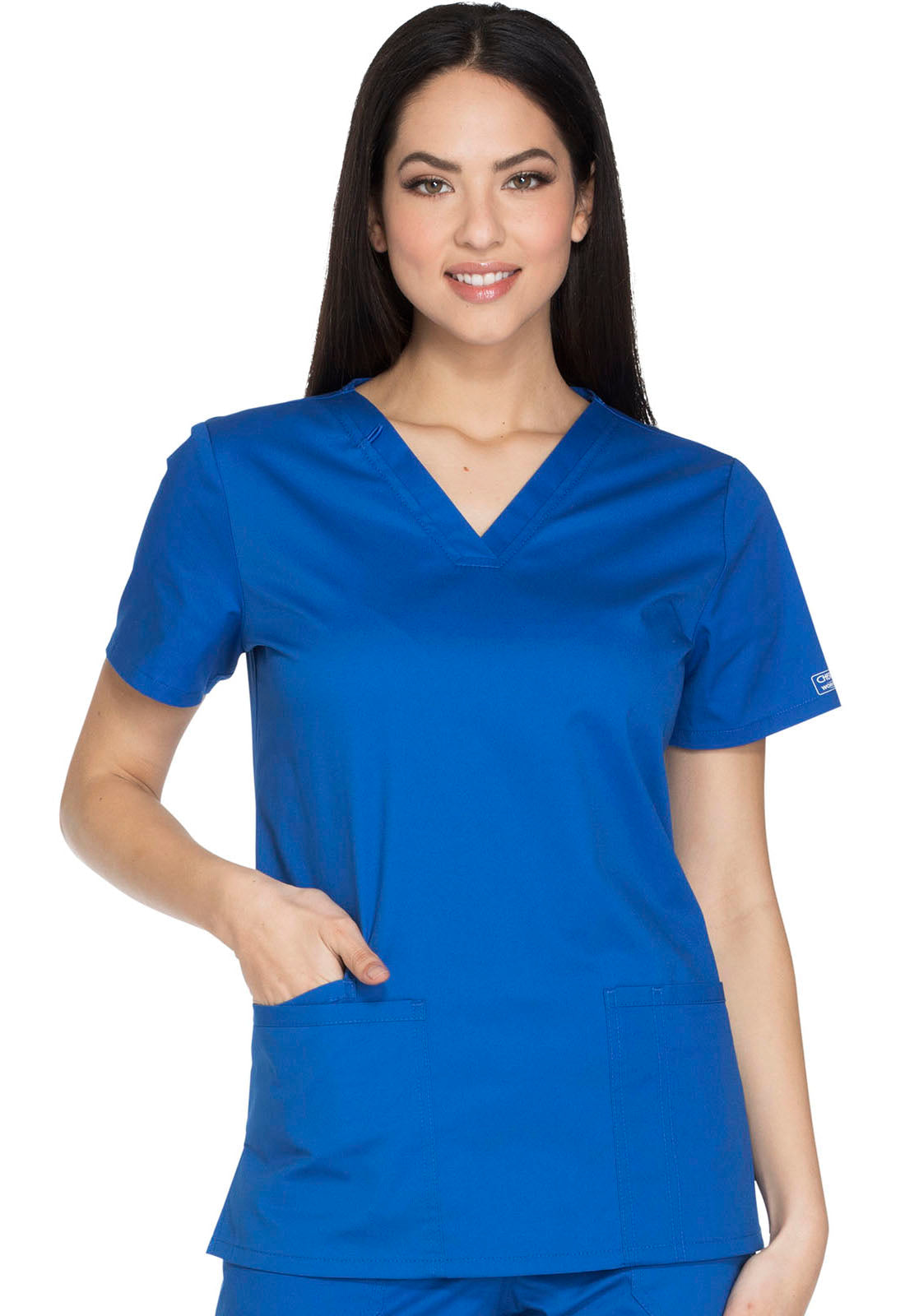 Core Stretch WW630 V-Neck Top Royal