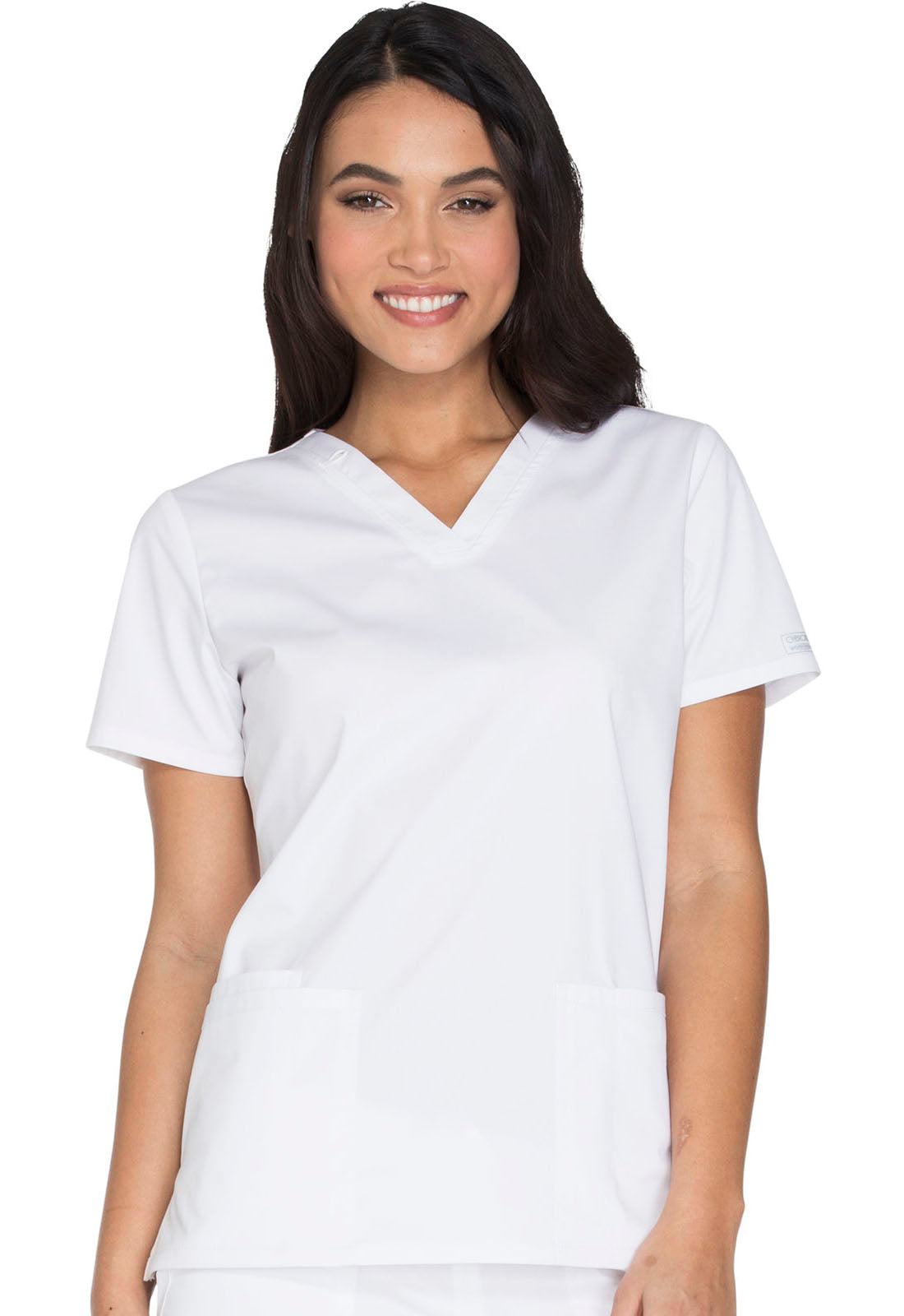 Core Stretch WW630 V-Neck Top White