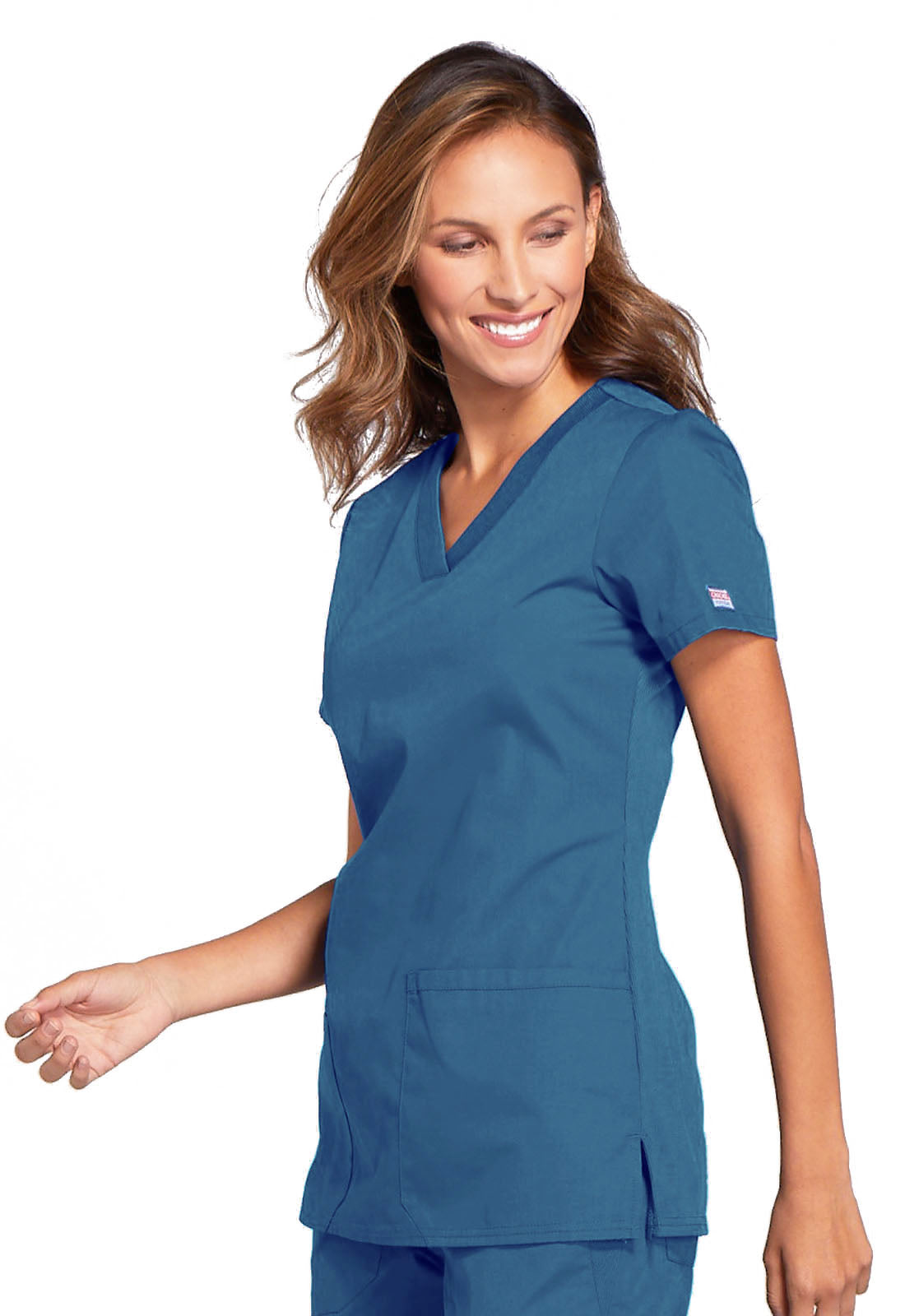 Originals WW645 V-Neck Top Caribbean Blue