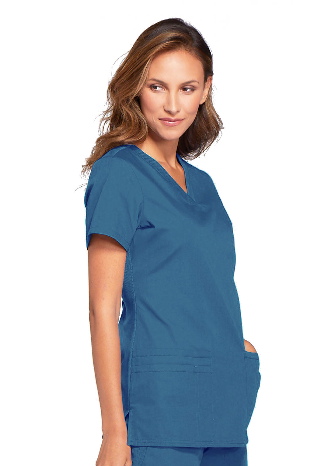 Originals WW645 V-Neck Top Caribbean Blue