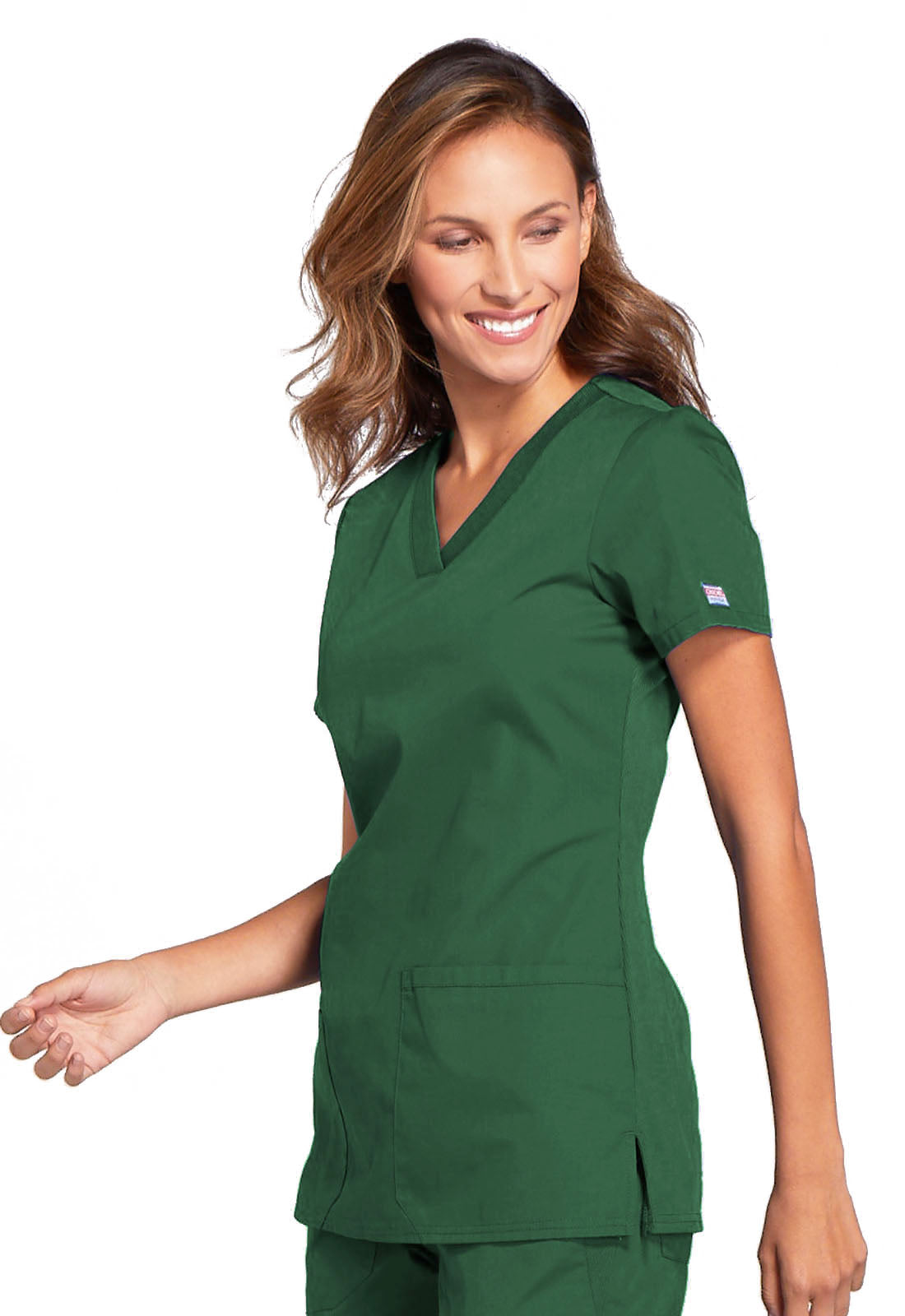 Originals WW645 V-Neck Top Hunter Green