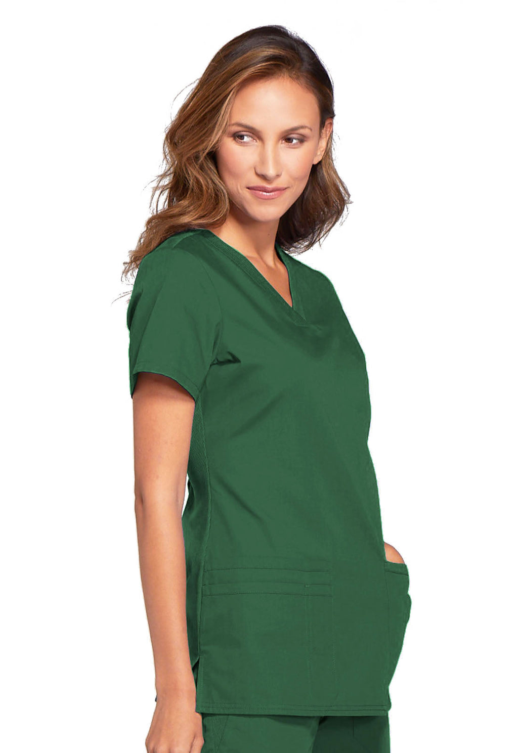 Originals WW645 V-Neck Top Hunter Green