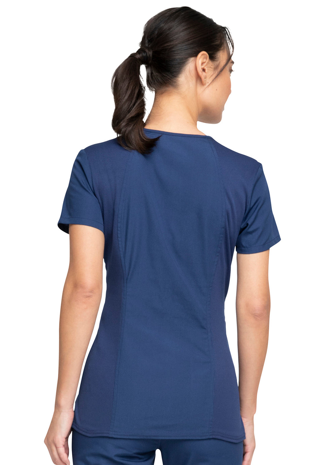 Workwear Originals WW645 Women's V-Neck Scrub Top Navy
