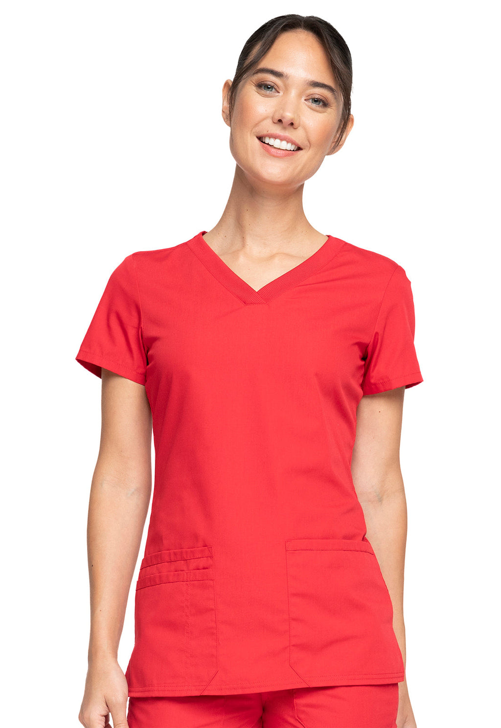 Originals WW645 V-Neck Top Red