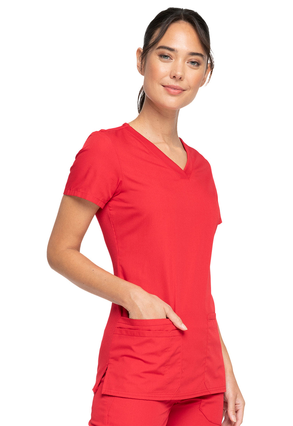Originals WW645 V-Neck Top Red