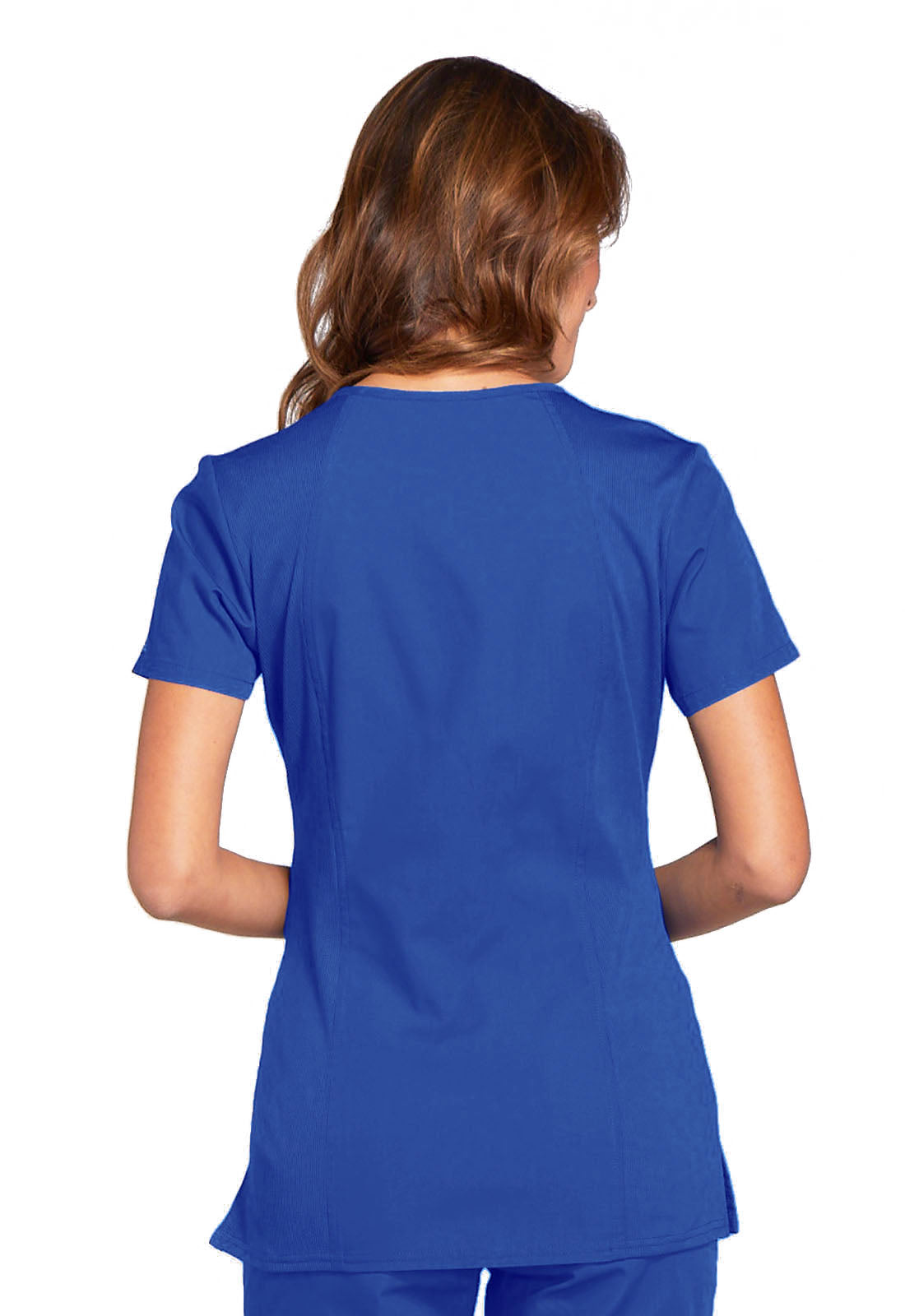Workwear Originals WW645 Women's V-Neck Scrub Top Royal