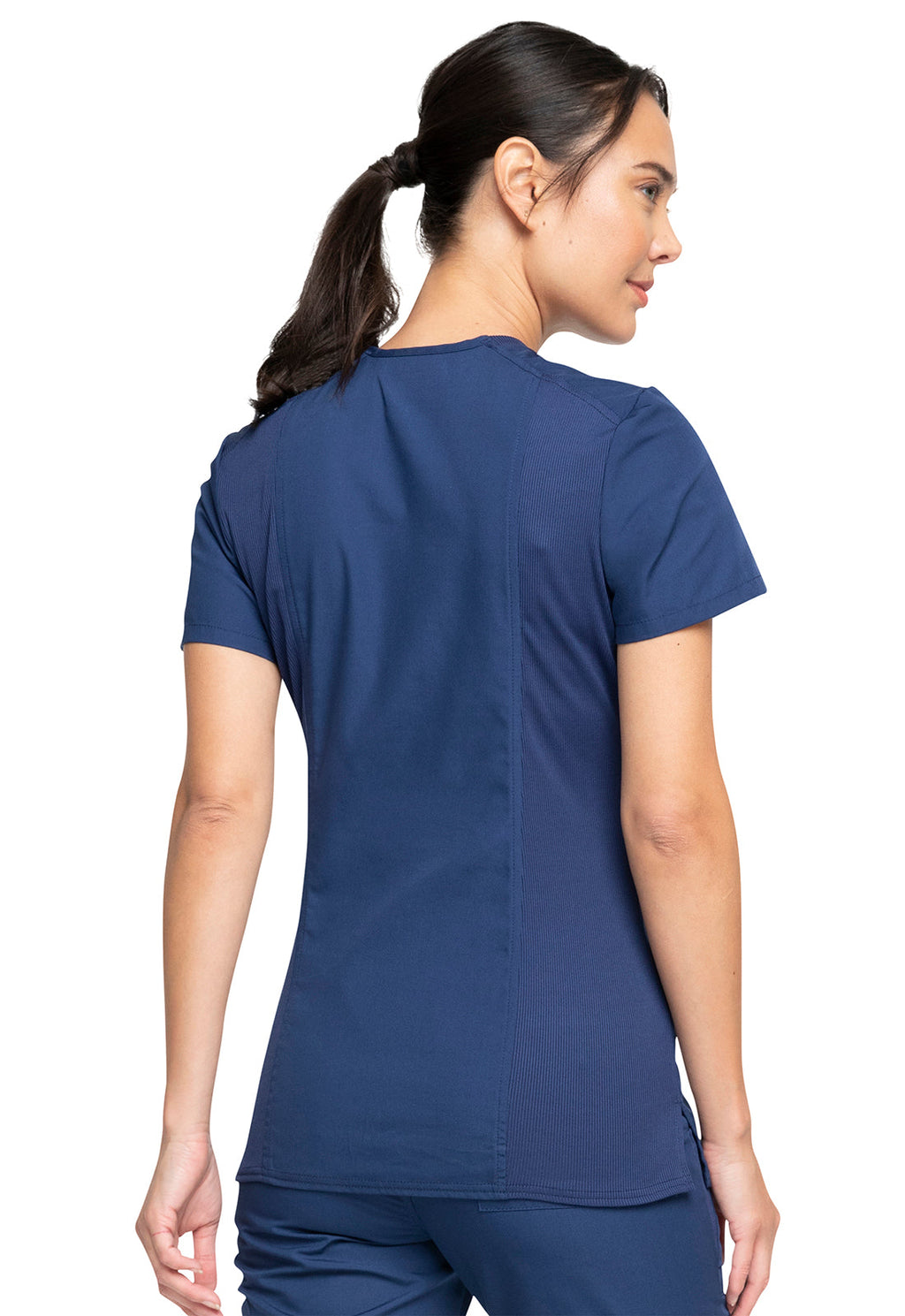 Originals WW650 Mock Wrap Top Navy