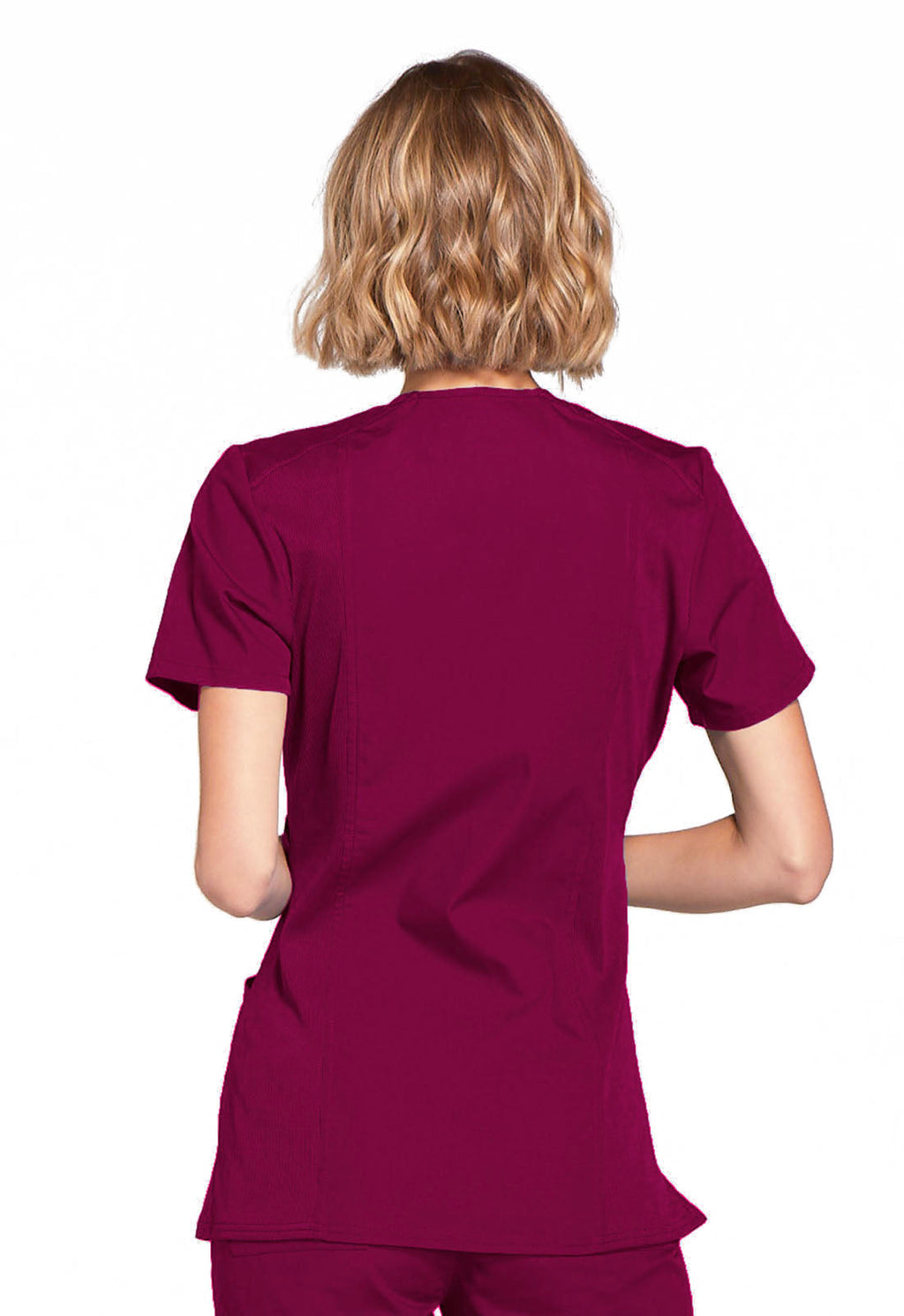 Originals WW650 Mock Wrap Top Wine