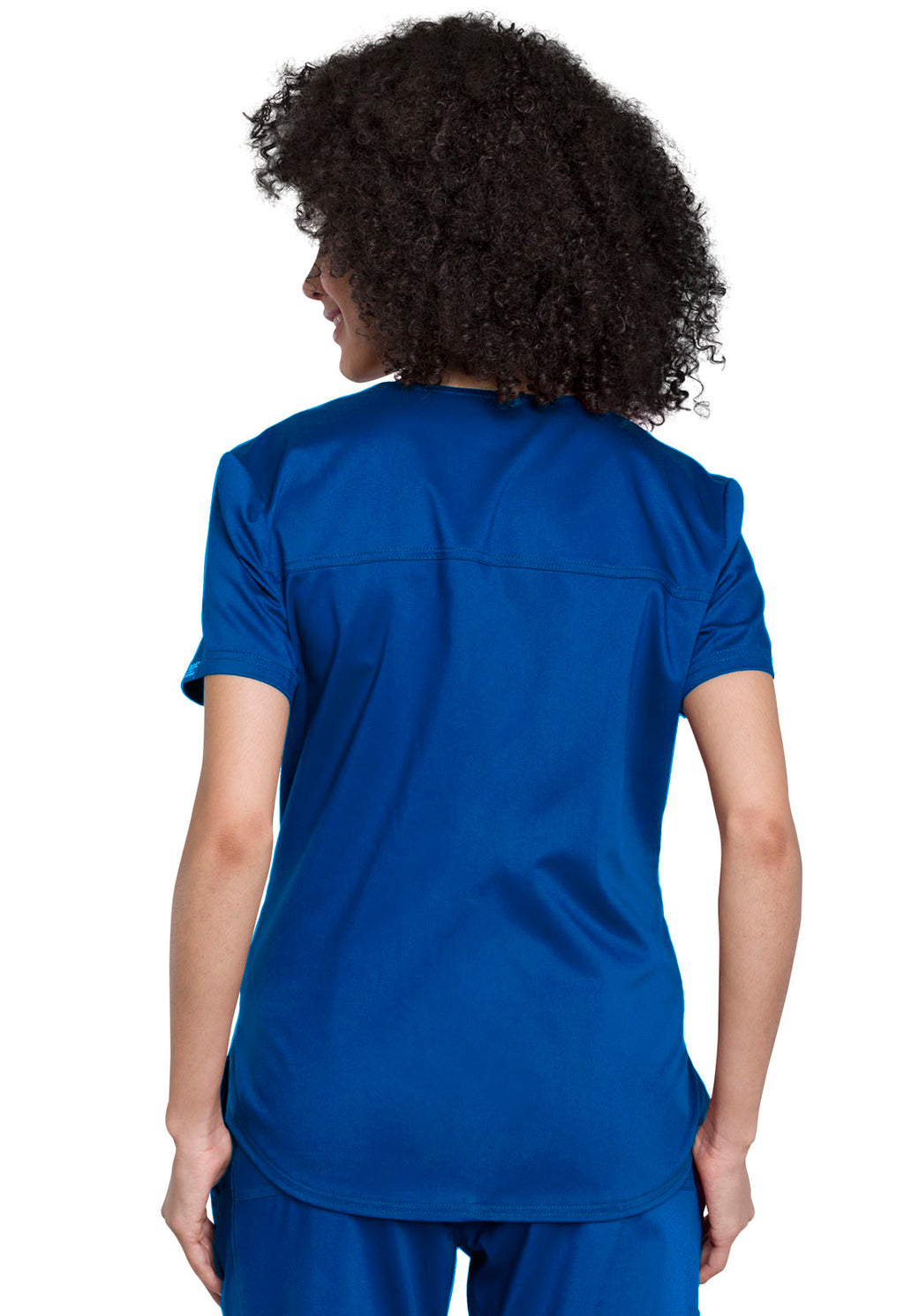 Workwear Revolution WW657 Women's Tuckable V-Neck O.R. Scrub Top Royal