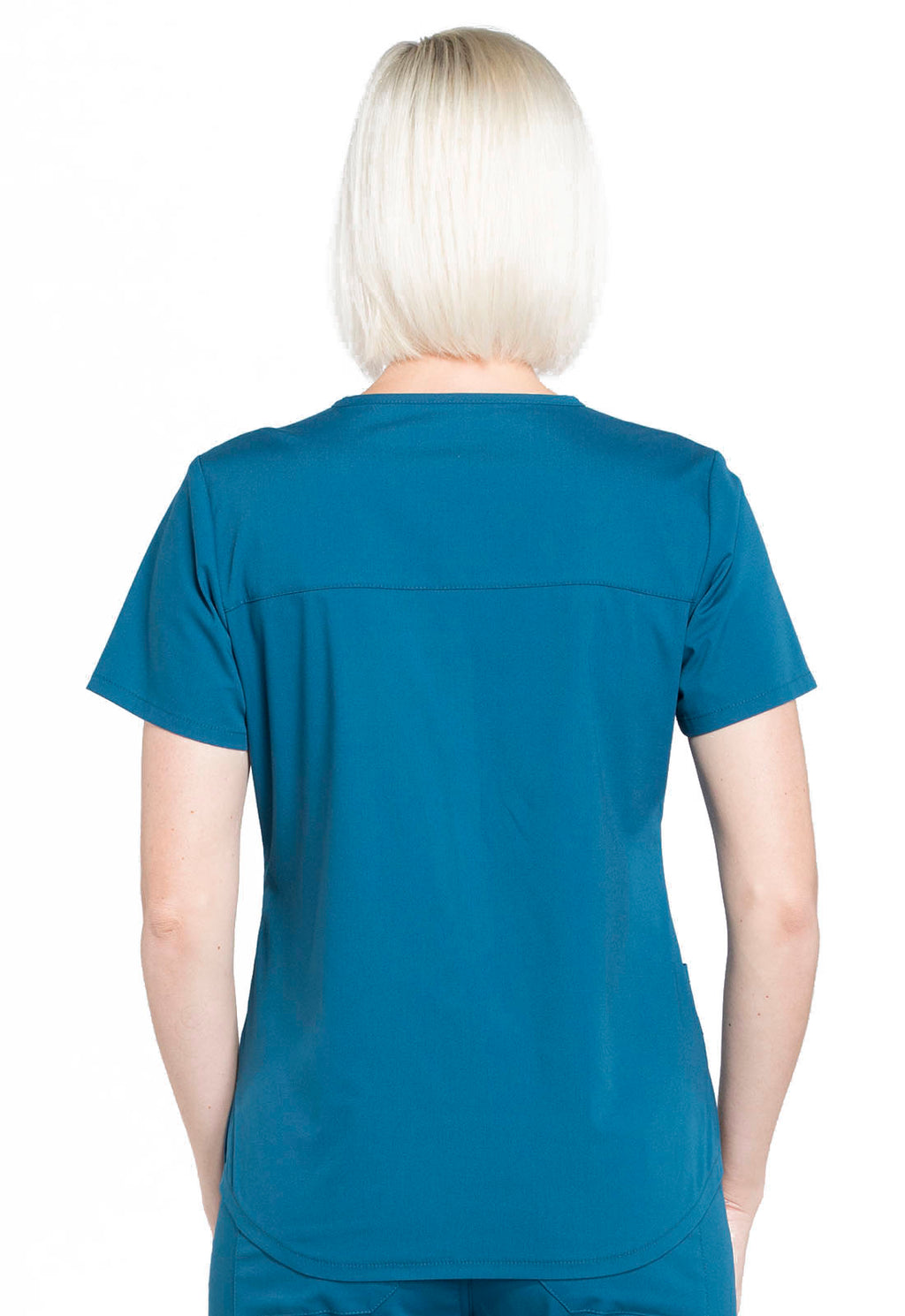 Professionals WW665 V-Neck Top Caribbean Blue