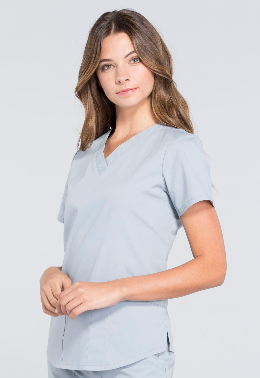 Professionals WW665 V-Neck Top Grey