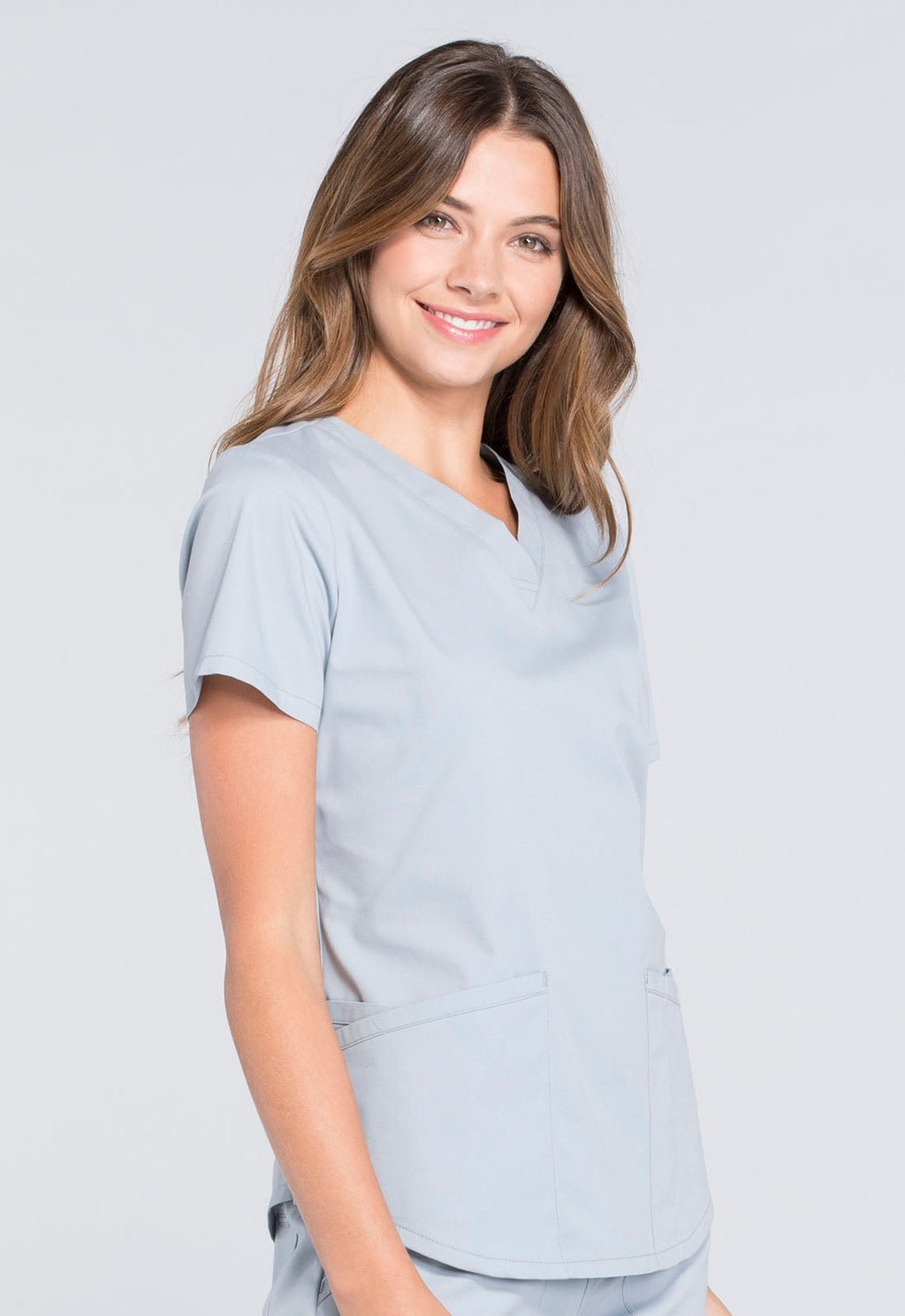 Professionals WW665 V-Neck Top Grey